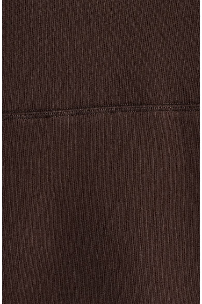 Embroidered Sour Face Hoodie, Alternate, color, BROWN