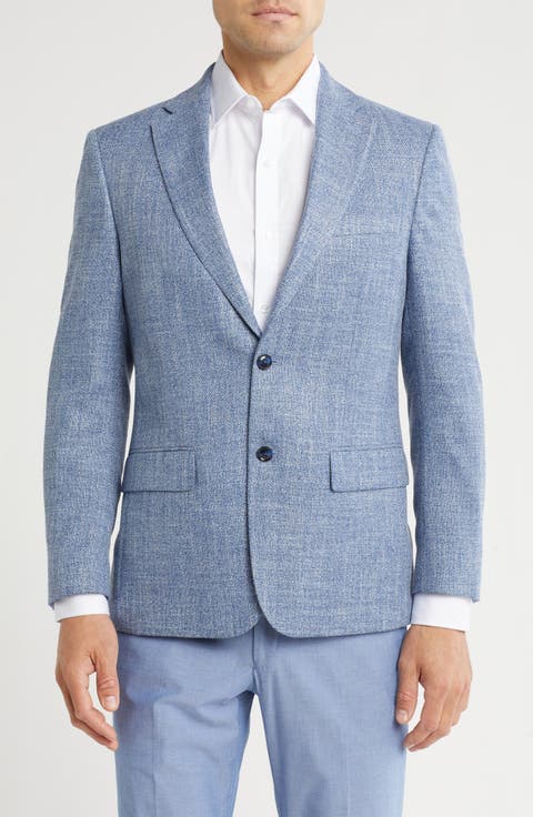 Solid Stretch Suit Jacket