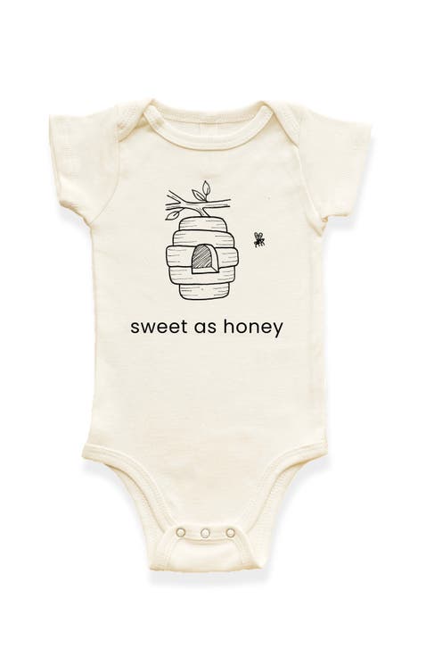 Sweet as Honey Organic Baby Bodysuit