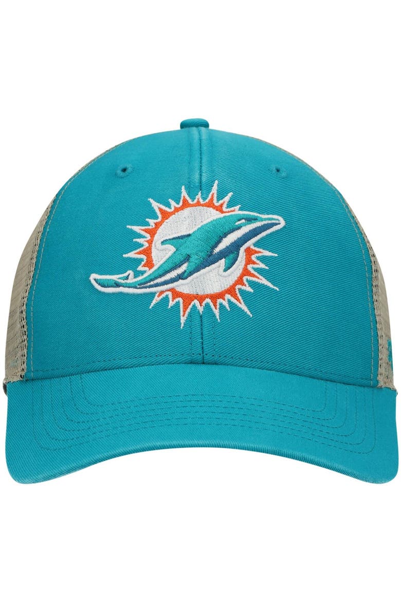 Men's '47 Aqua Miami Dolphins Flagship MVP Snapback Hat, Alternate, color, Aqua