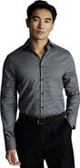 Charles Tyrwhitt Non-Iron Stretch Texture Circle Shirt