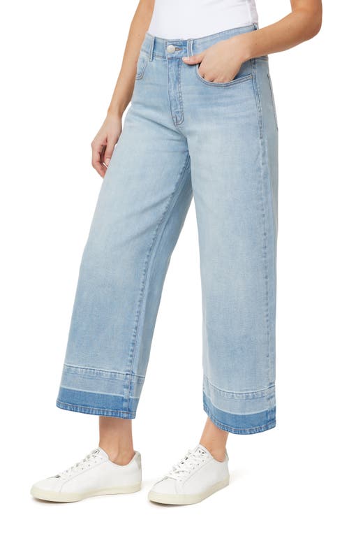Curve Appeal Ladies Who Brunch Cropped Wide Leg Jeans In Positano