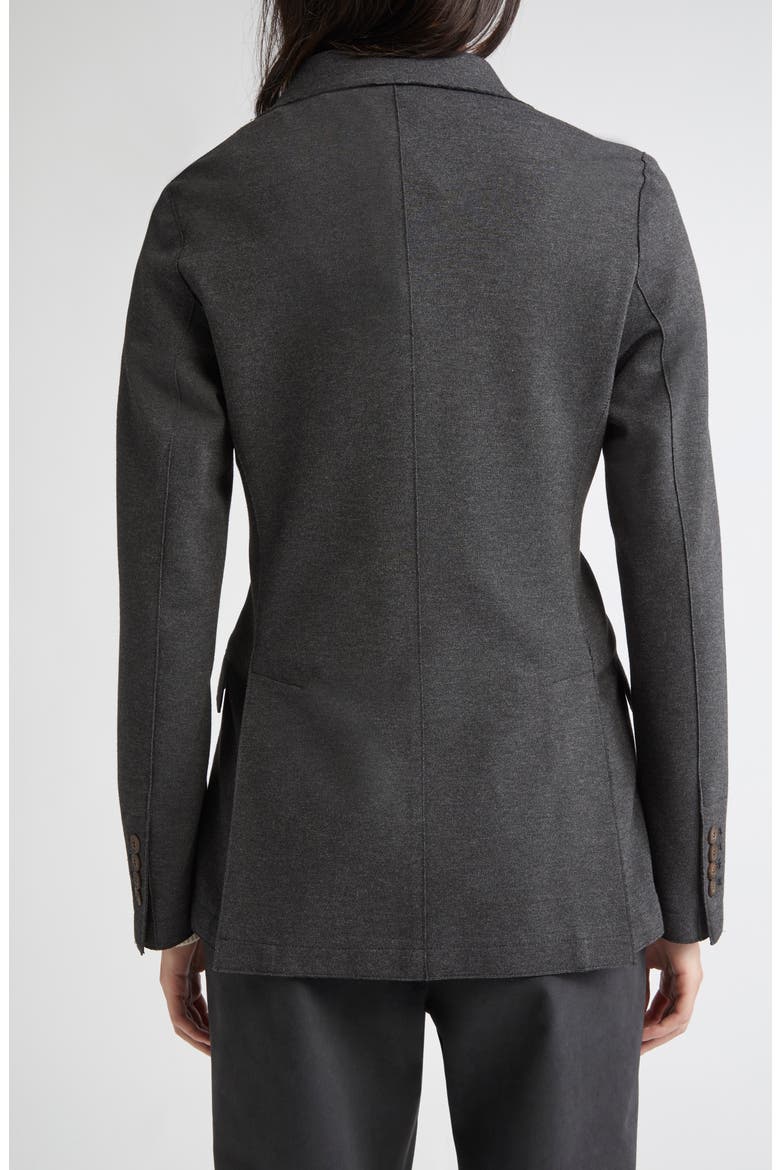 Single Breasted Soft Jacket, Alternate, color, 15 SMOKE GRAY MELANG