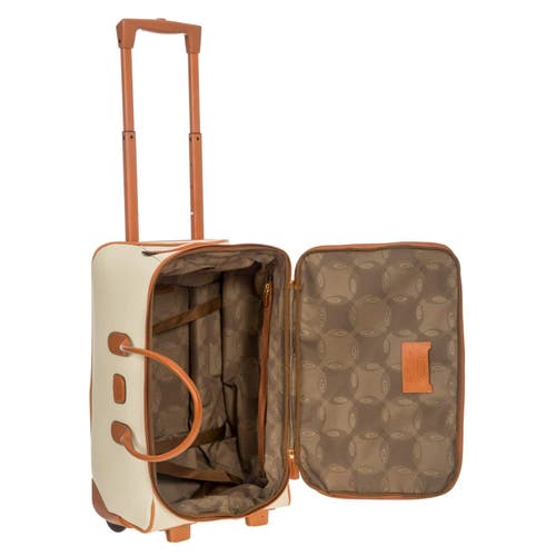 Bric's Firenze 21" Carry-on Rolling Duffle In White