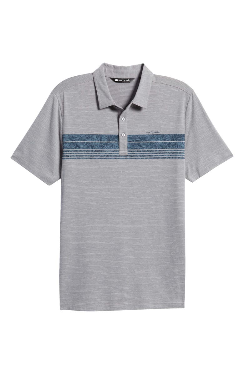 TravisMathew River Town Stripe Stretch Golf Polo, Alternate, color,