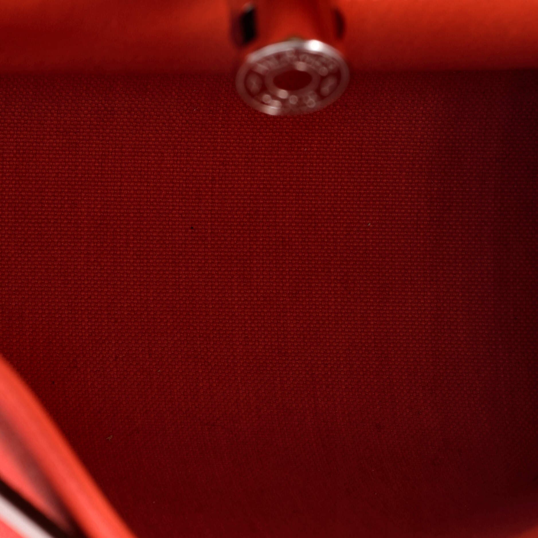 Pre-Owned Hermes Herbag Zip Leather and Toile 31, Alternate, color, 