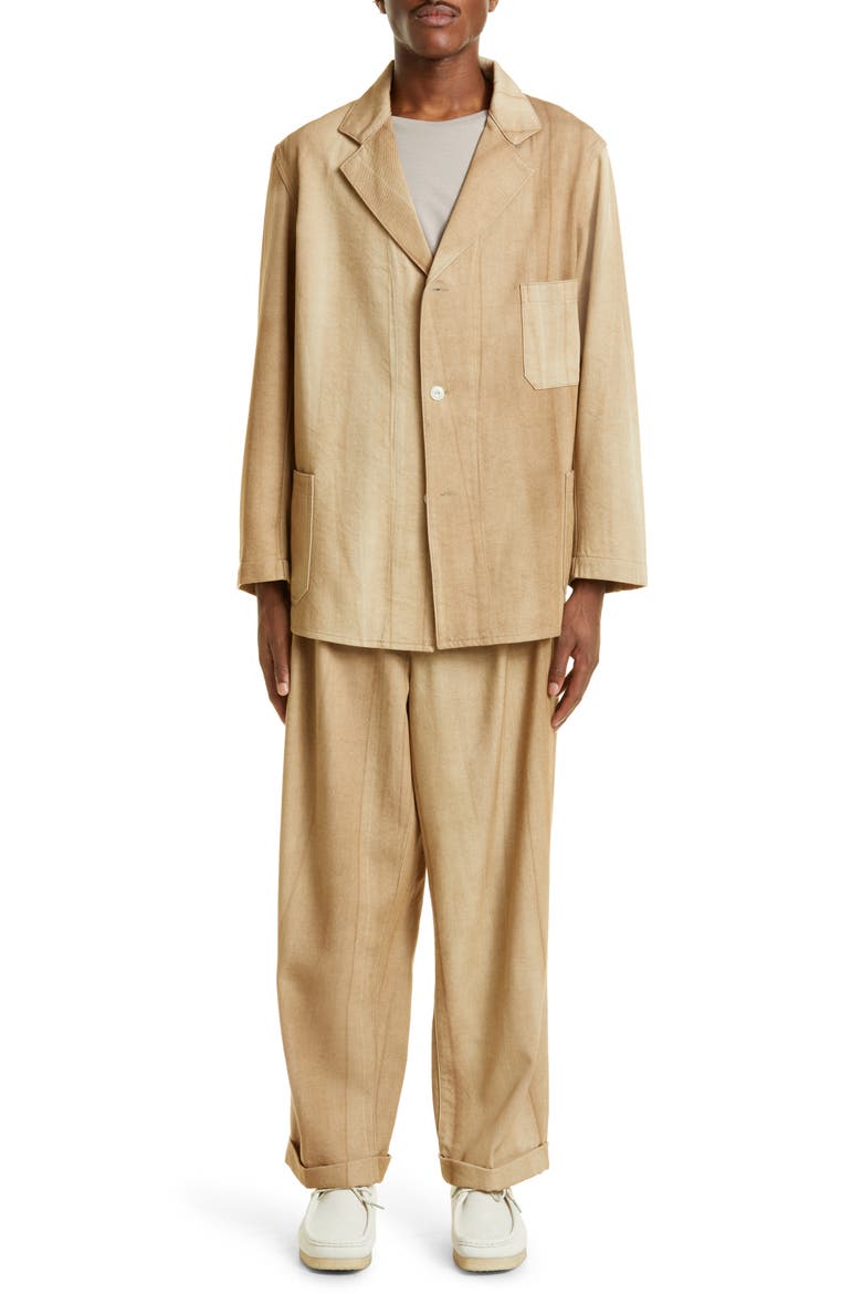3B Work Madra Dye Wool Blend Jacket, Alternate, color, 20 BEIGE