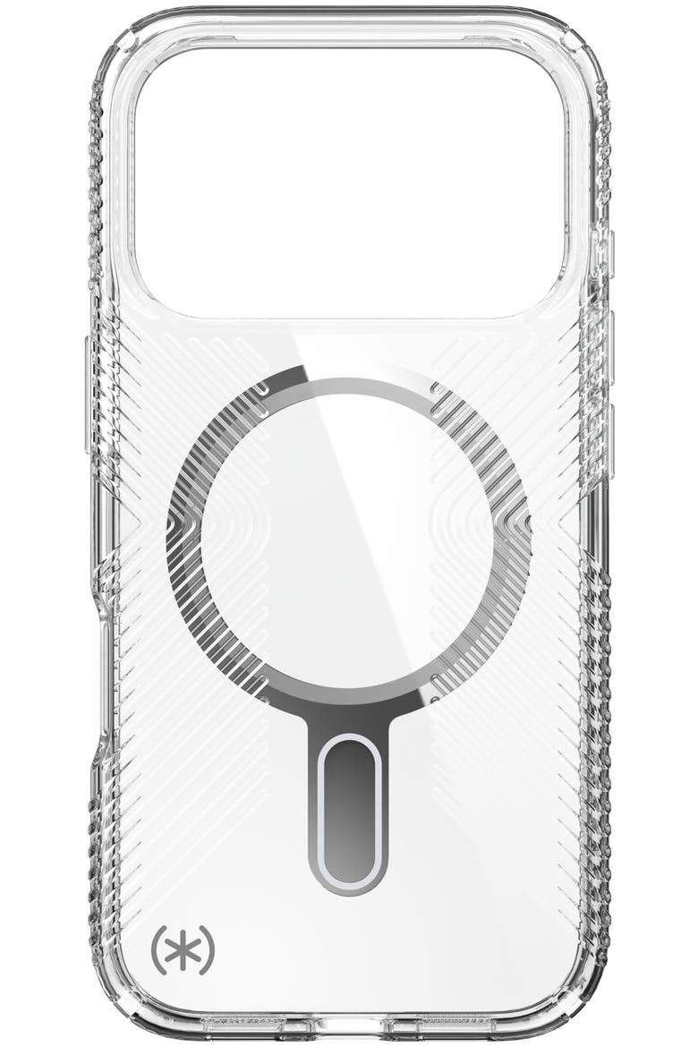 Presidio Perfect Clear Grip Case with ClickLock for Apple iPhone 17 Pro, Main, color, CLEAR