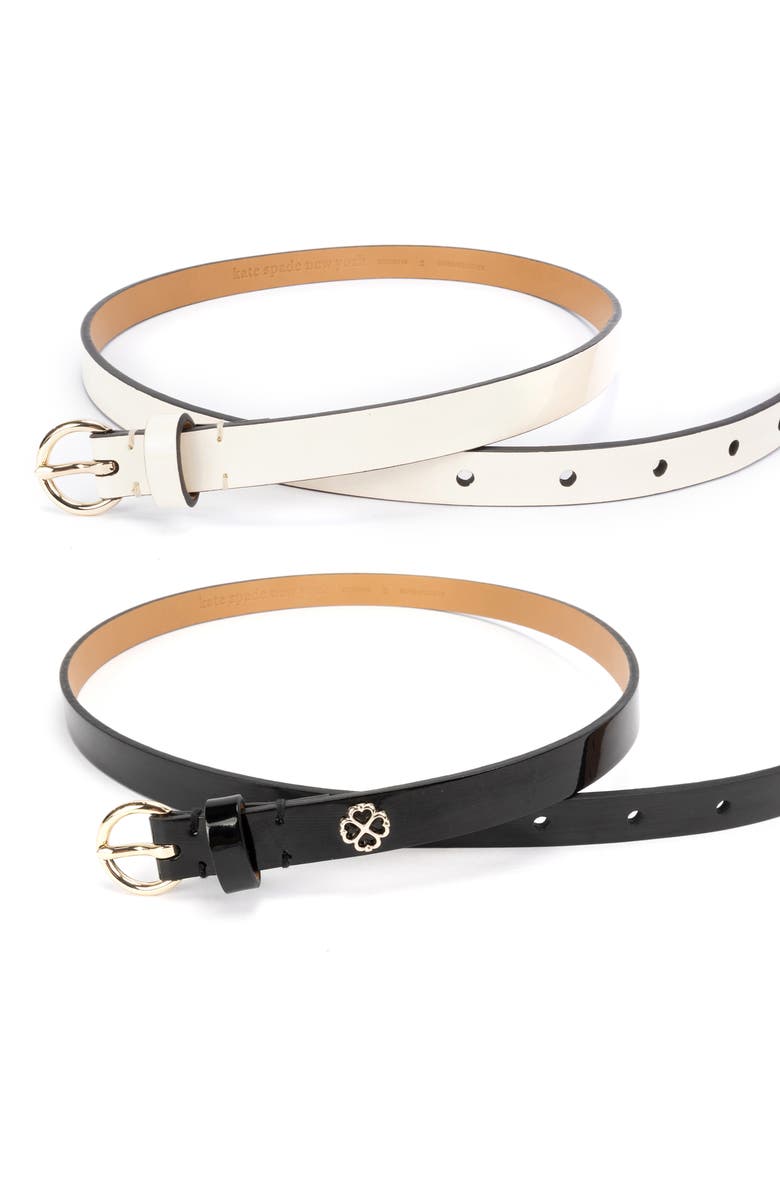 Kate Spade New York 2-pack skinny belts, Alternate, color,