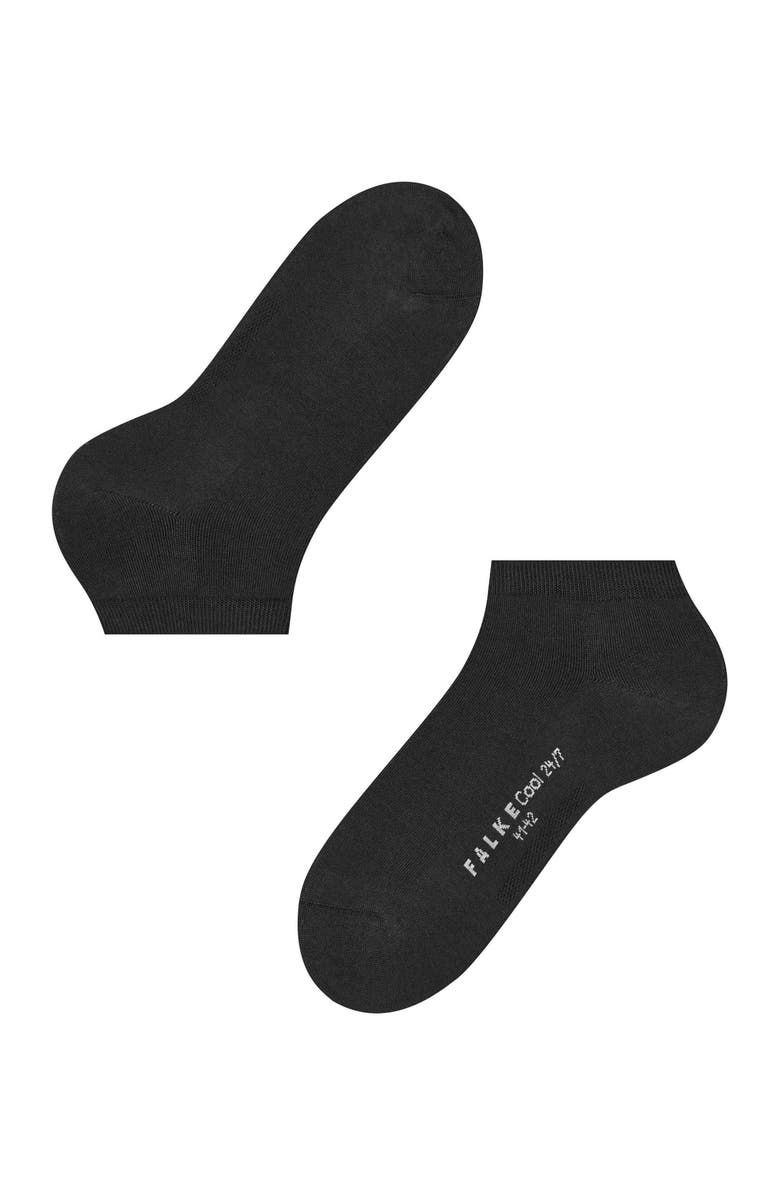 Falke Cool 24/7 Sneaker Socks, Alternate, color, Black