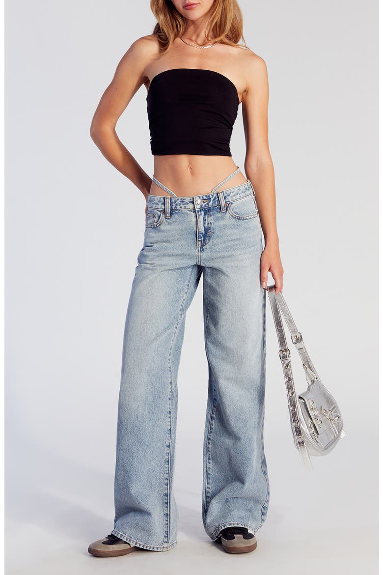 Casey Low Rise Baggy Jeans, Alternate, color, MEDIUM INDIGO