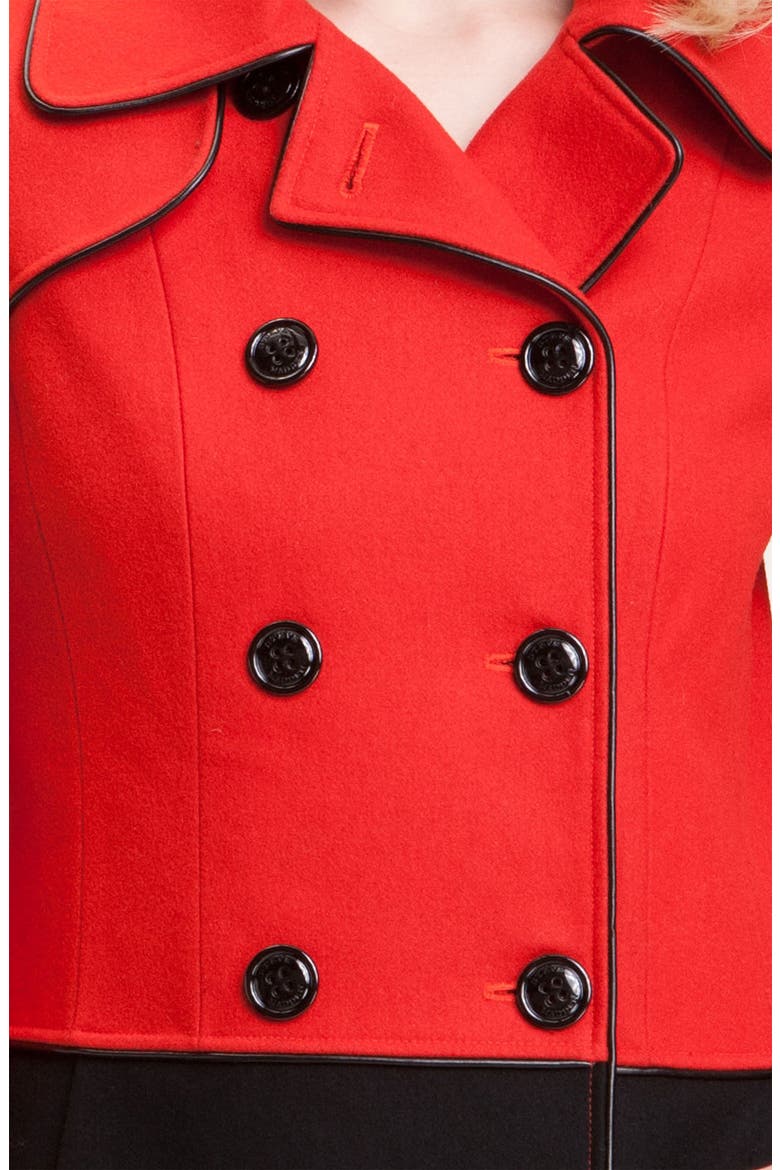 Colorblock Peacoat, Alternate, color, SPICE/ BLACK