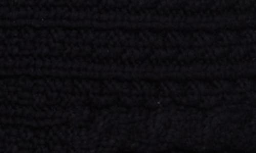 Rebecca Minkoff Isla Braided Crop Cotton Blend Cardigan In True Black