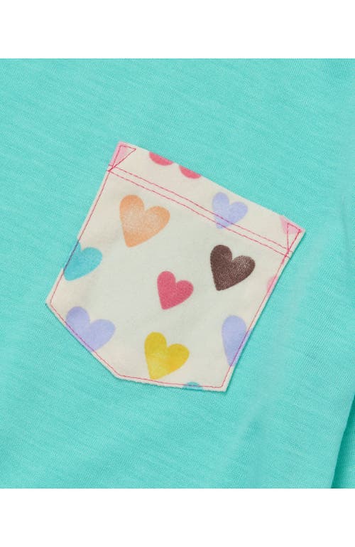 Lands' End Kids Soft Jersey Sleep Top In Green