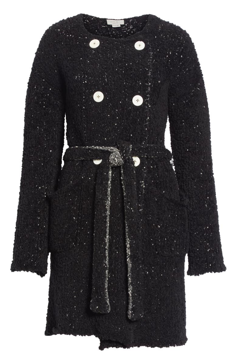 JASON WU GREY Jason Wu Bouclé Double Breasted Cardigan, Alternate, color, 