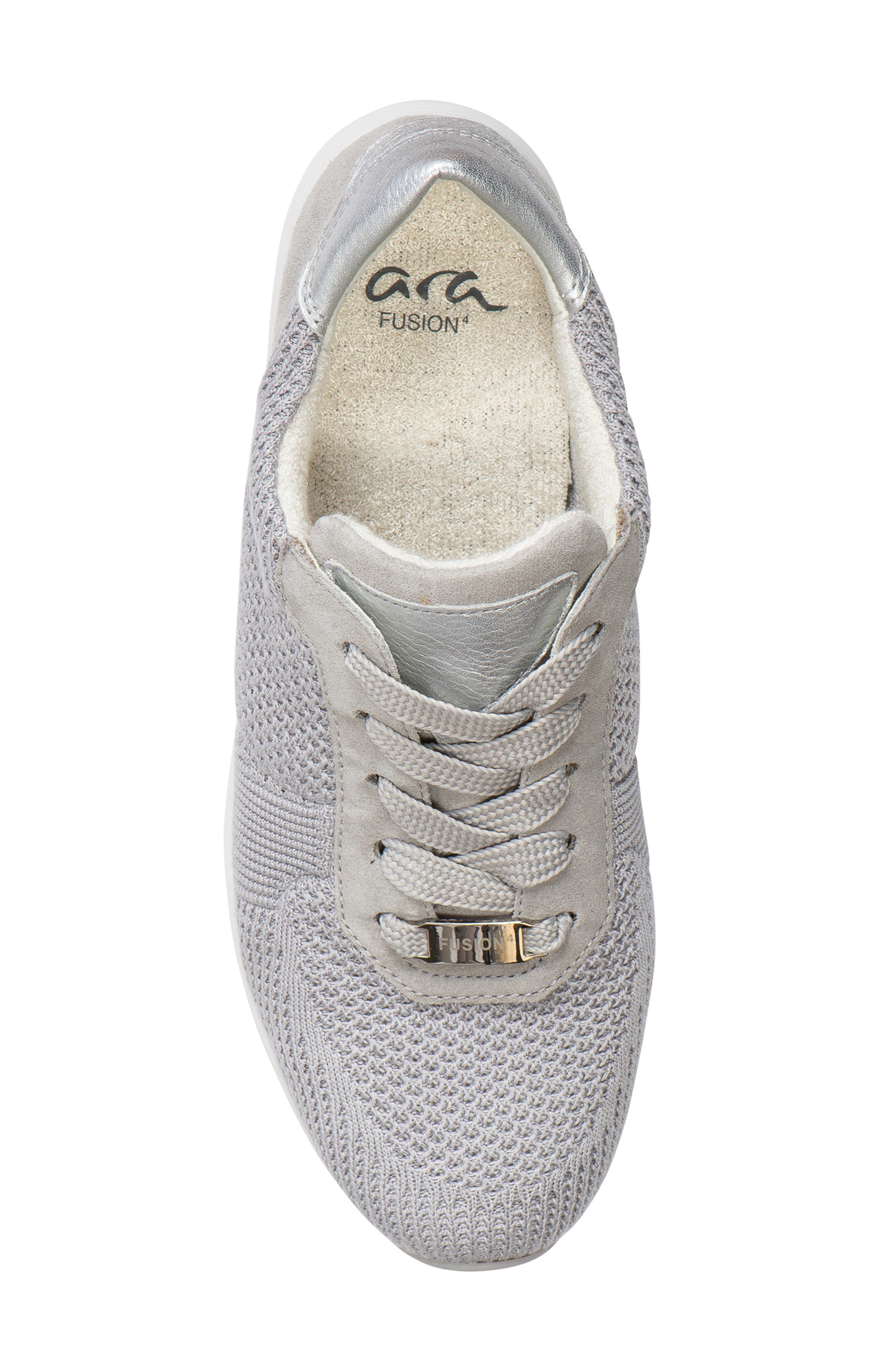 ara Lilly II Sneaker, Alternate, color, Pebble Wovenstretch