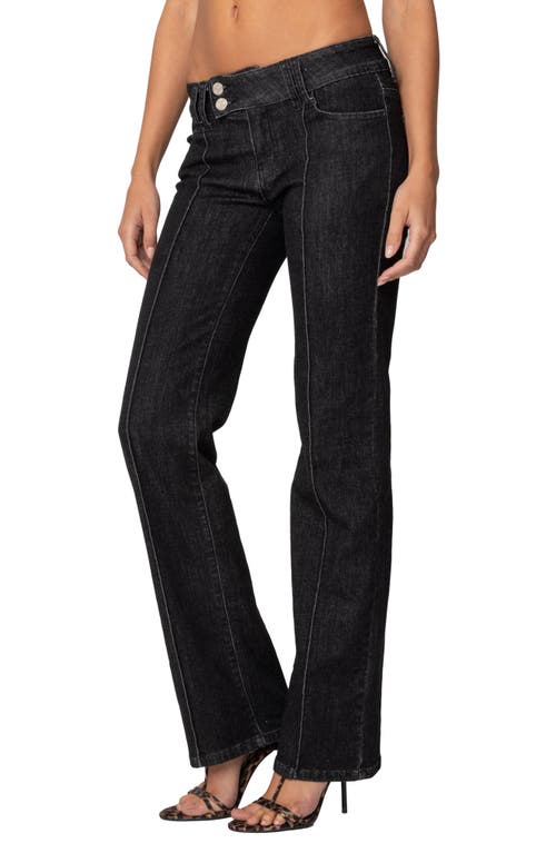 EDIKTED EDIKTED AVRIL LOW RISE BOOTCUT JEANS
