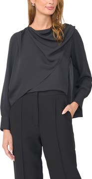 Vince Camuto Draped Cowl Neck Top
