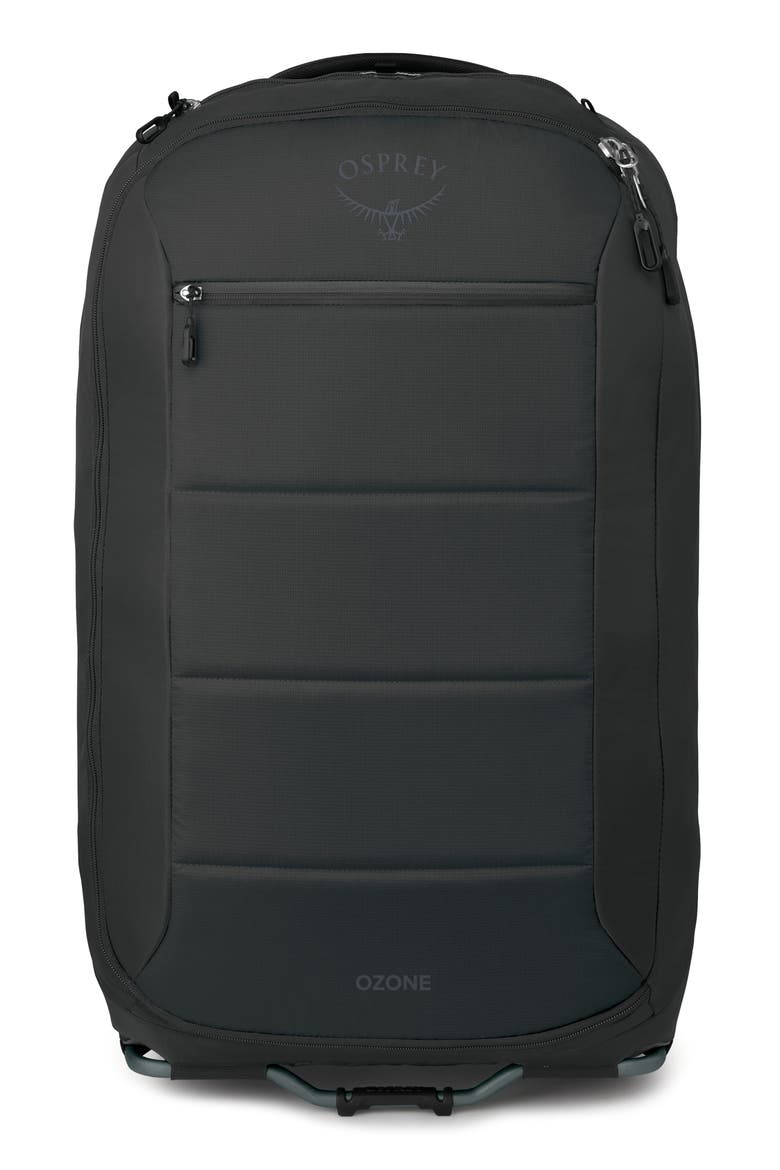 Ozone Four-Wheel 80-Liter Suitcase, Main, color, BLACK