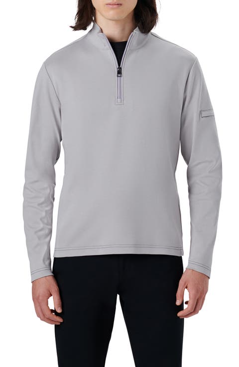Cotton Quarter Zip Pullover