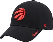 '47 Women's '47 Black Toronto Raptors Miata Clean Up Logo Adjustable Hat
