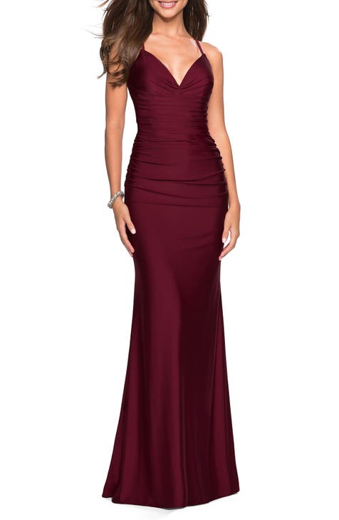 Burgundy Wedding Guest Dresses