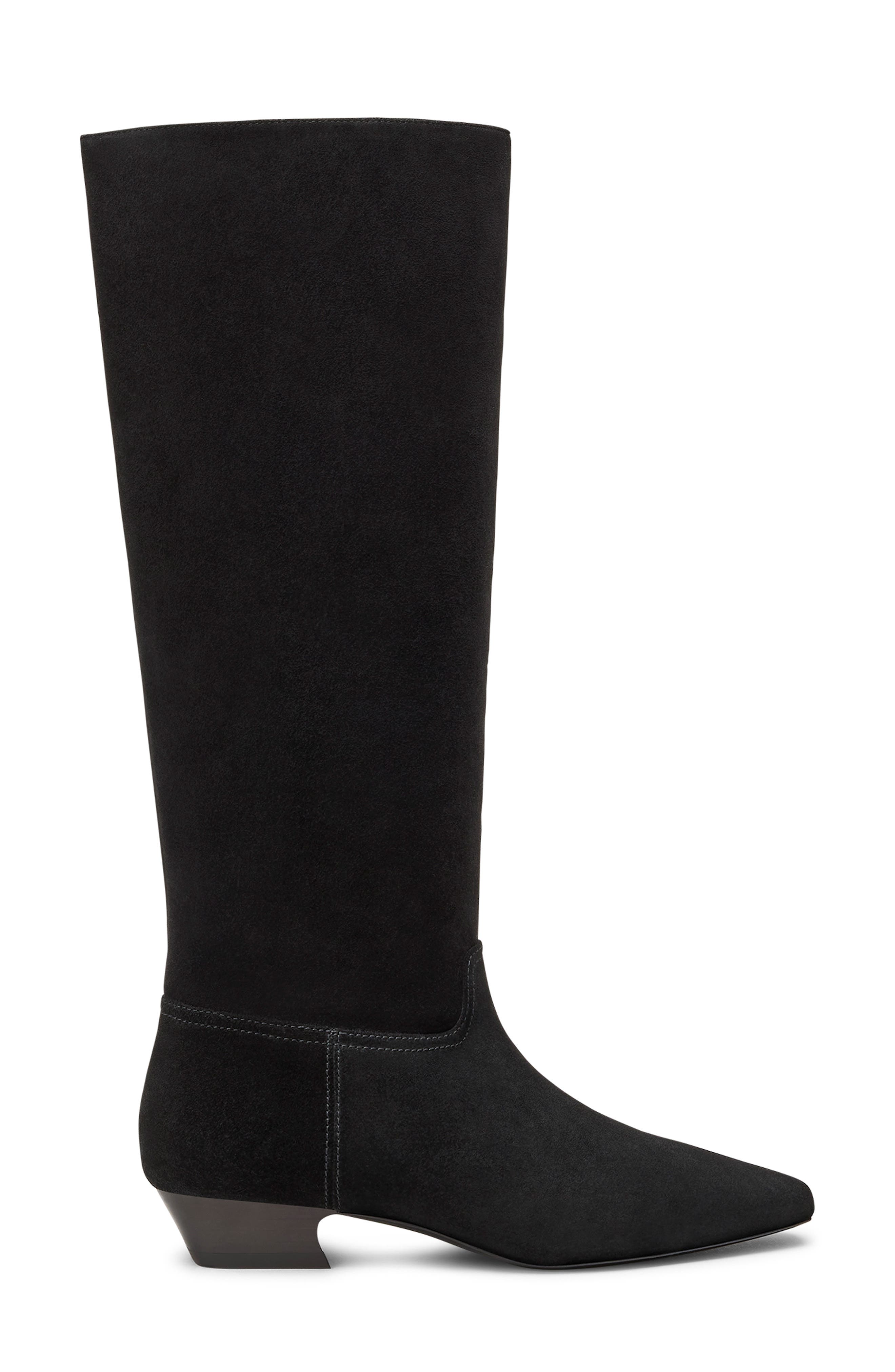 Stuart Weitzman Stassi Knee High Boot, Alternate, color, Black