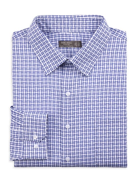 Big & Tall Textured Link Dress Shirt