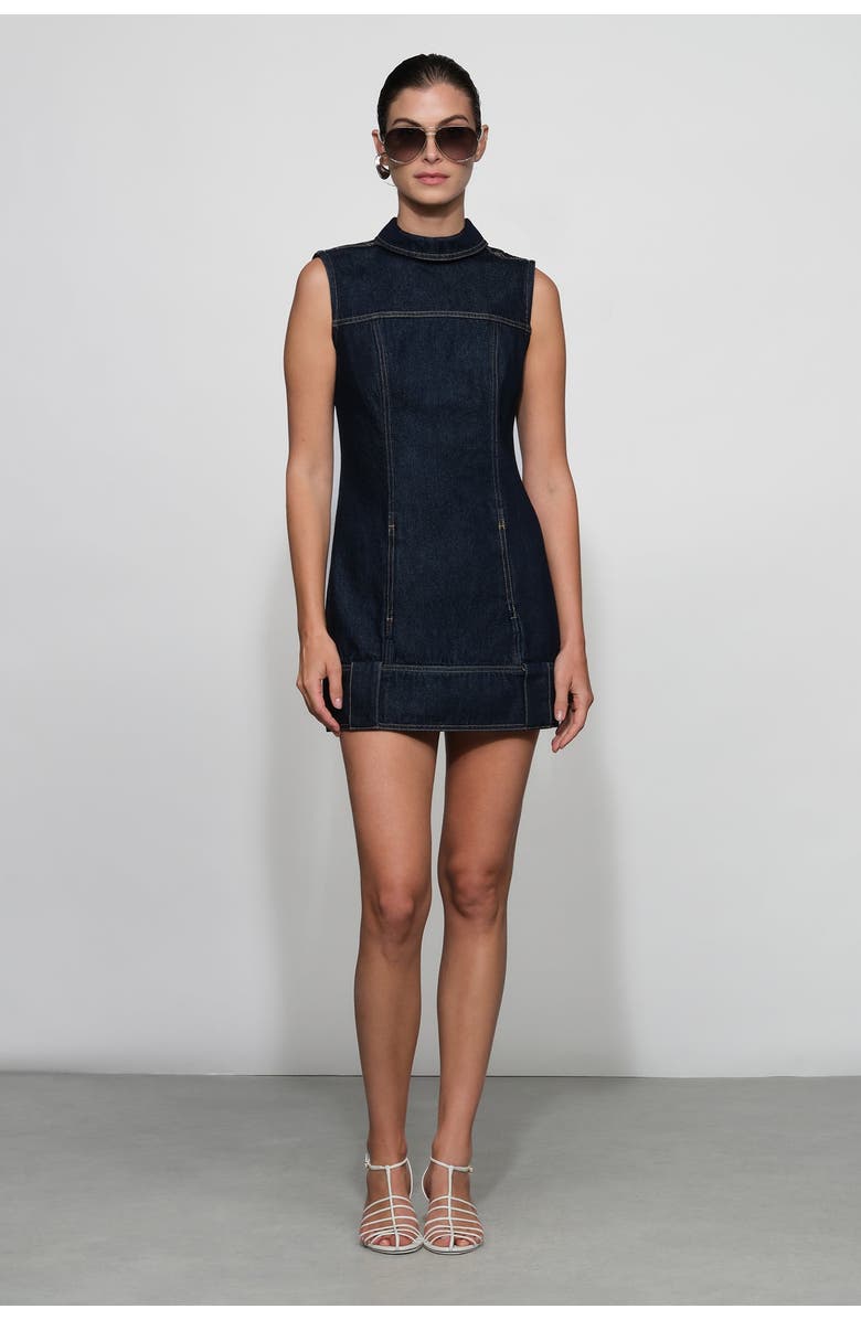 Et Ochs Winslow Denim Mini Dress, Main, color, Midnight