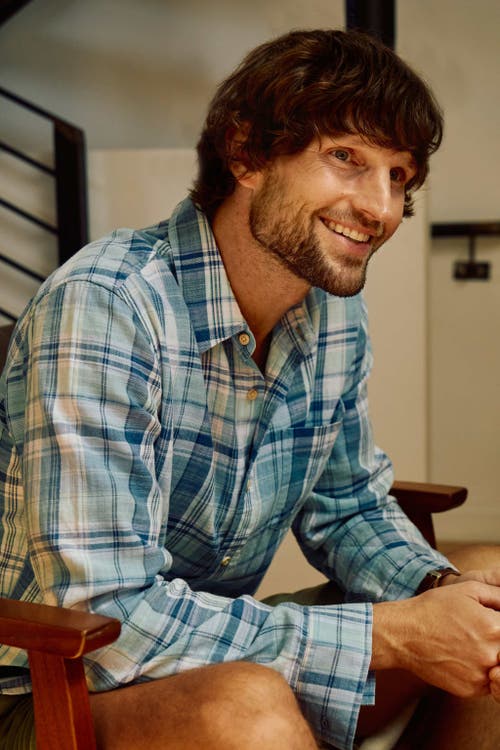 Surfside Supply Co. Brian Slub Plaid Shirt