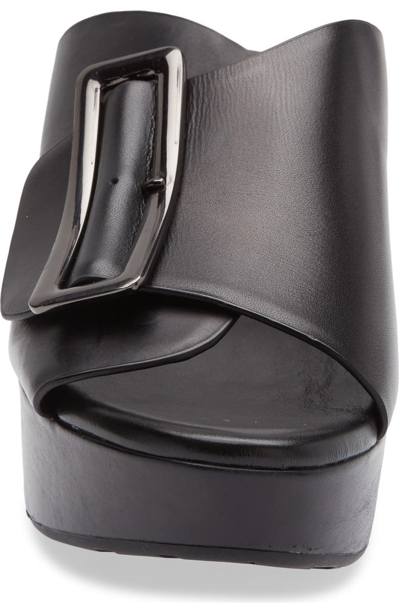 Chocolat Blu Yasha Platform Wedge Sandal, Alternate, color, Black Leather