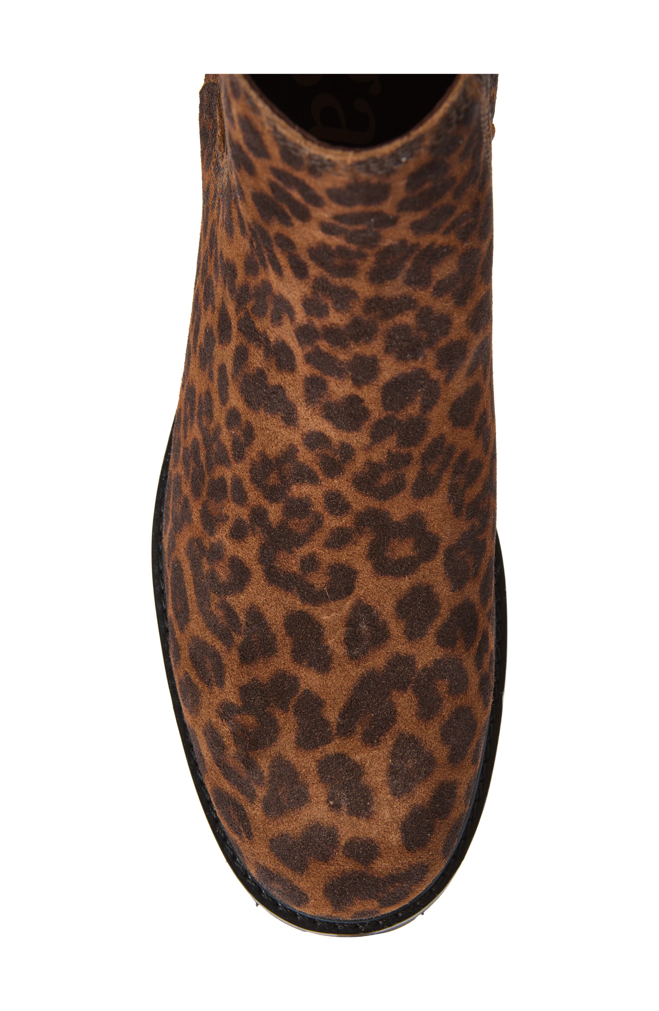 Silva Chelsea Boot, Alternate, color, HAZELNUT LEOPARD VELOUR