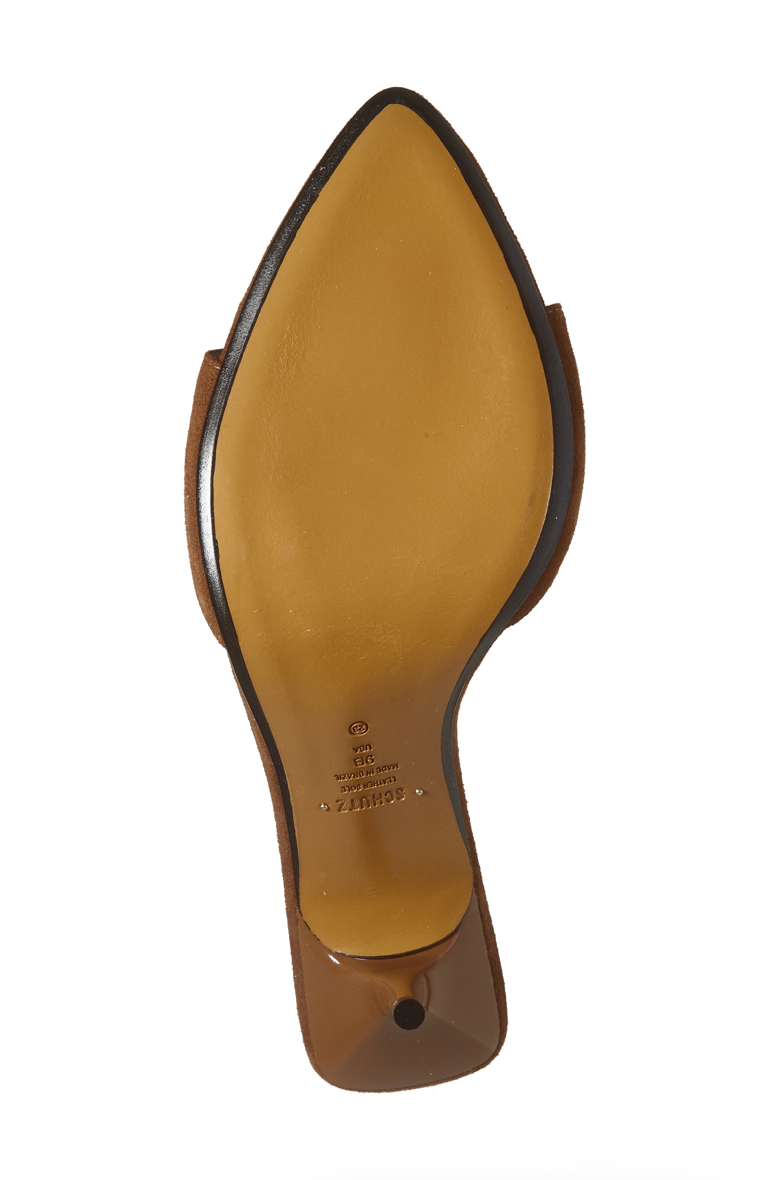 Schutz Elodie Sandal, Alternate, color, Dark Caramel