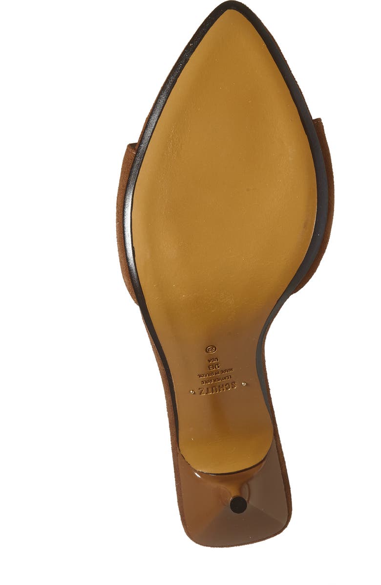 Schutz Elodie Sandal, Alternate, color, Dark Caramel