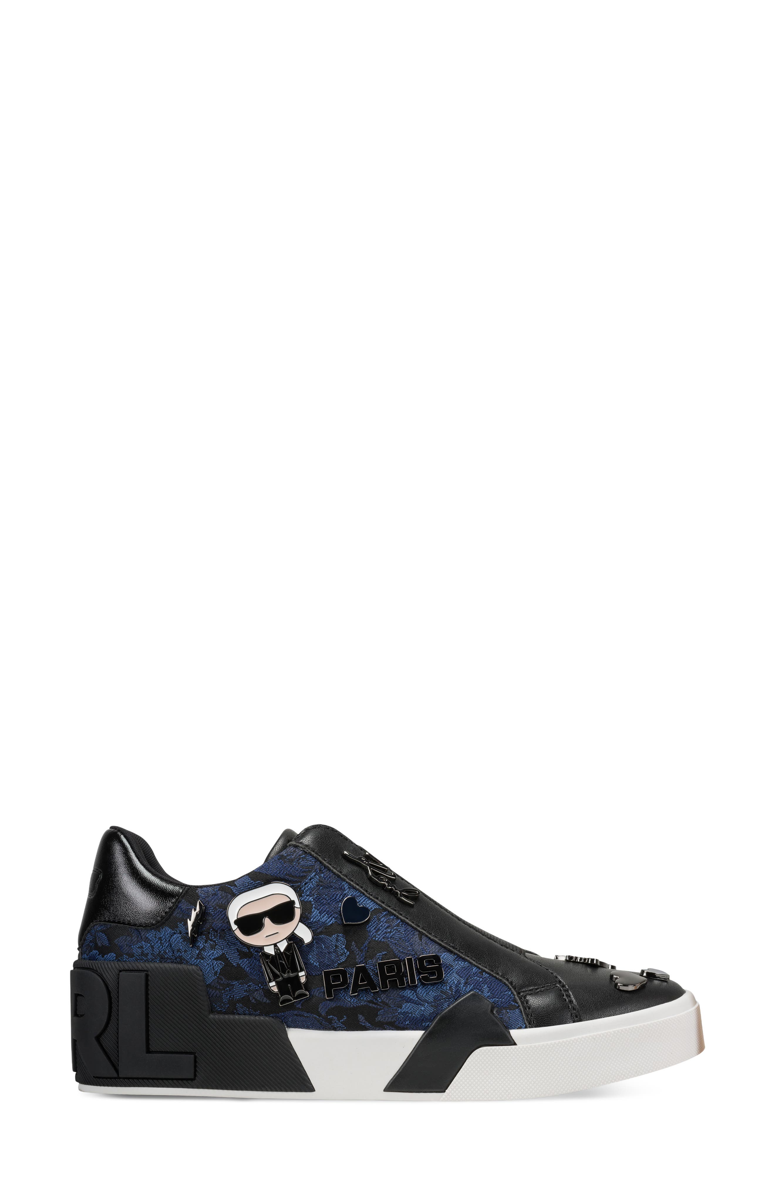 Mavise Slip On Sneaker, Alternate, color, NEW NAVY/ BLACK