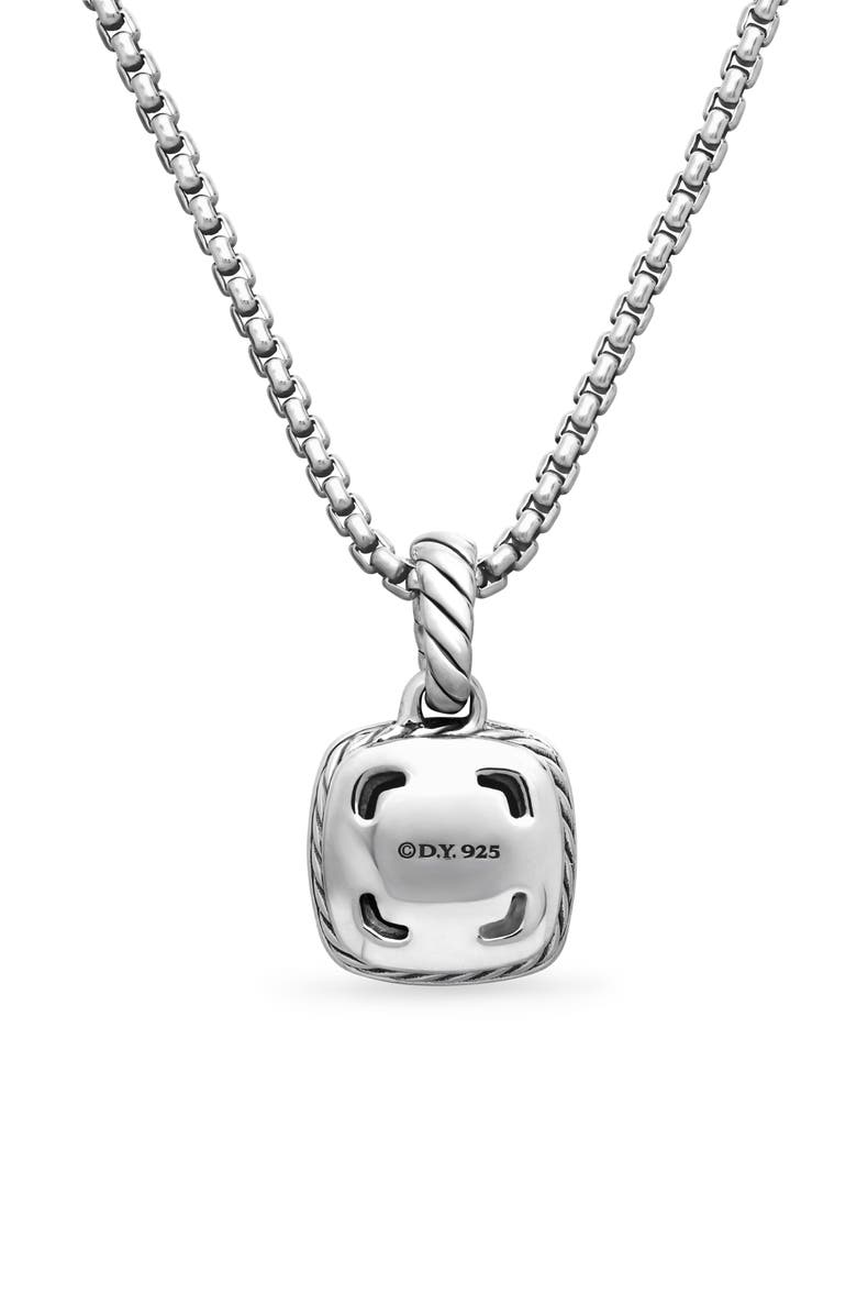 David Yurman Petite Albion<sup>®</sup> Pendant Necklace with Pavé Diamonds, Alternate, color, Silver/ Diamond