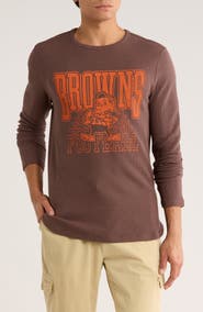 Junk Food NFL Browns Classic Thermal Graphic T-Shirt
