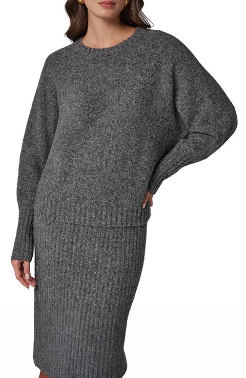 Drop Shoulder Crewneck Sweater