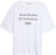 Acne Studios Exford U 1996 Organic Cotton & Hemp Graphic T-Shirt