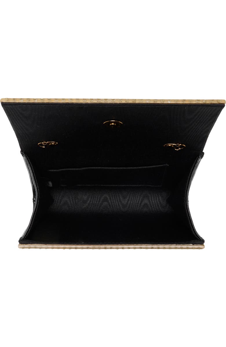 Kurt Geiger London Party Clutch, Alternate, color, Black/ Gold