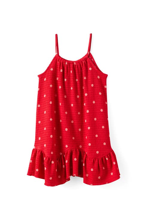 Kid's Hazel Scalloped Sleeveless Dress