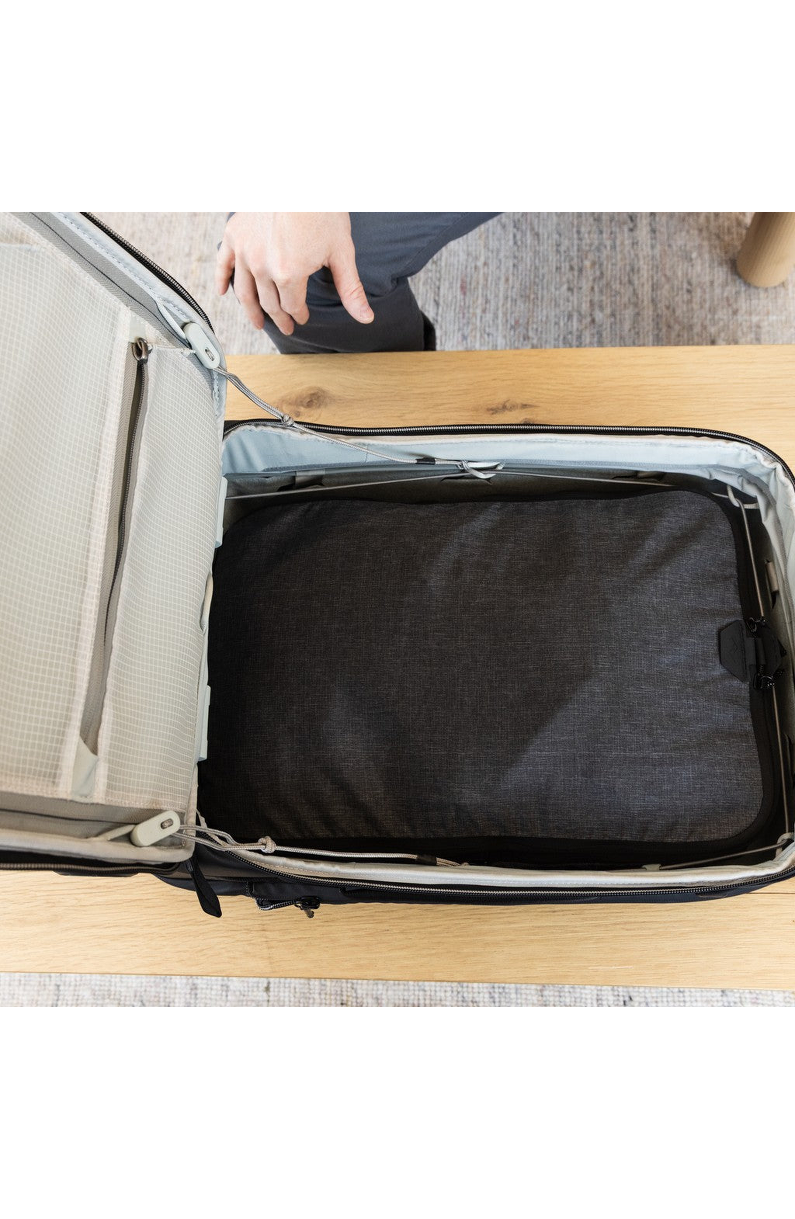 Peak Design Packing Cube, Alternate, color, Charcoal