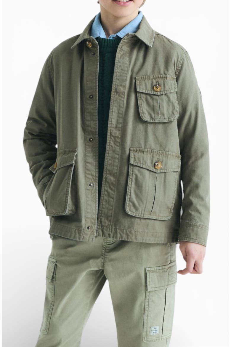 Safari Pocket Jacket, Main, color, Khaki