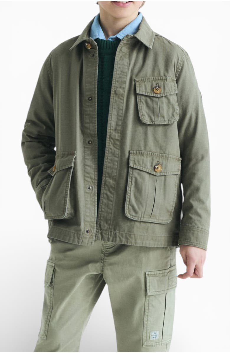 Scalpers Safari Pocket Jacket, Main, color, Khaki