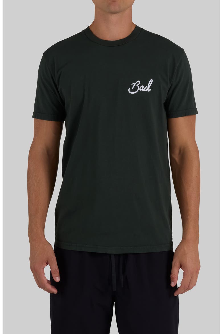 Birdie Cotton Graphic T-Shirt, Main, color, DEEP FOREST