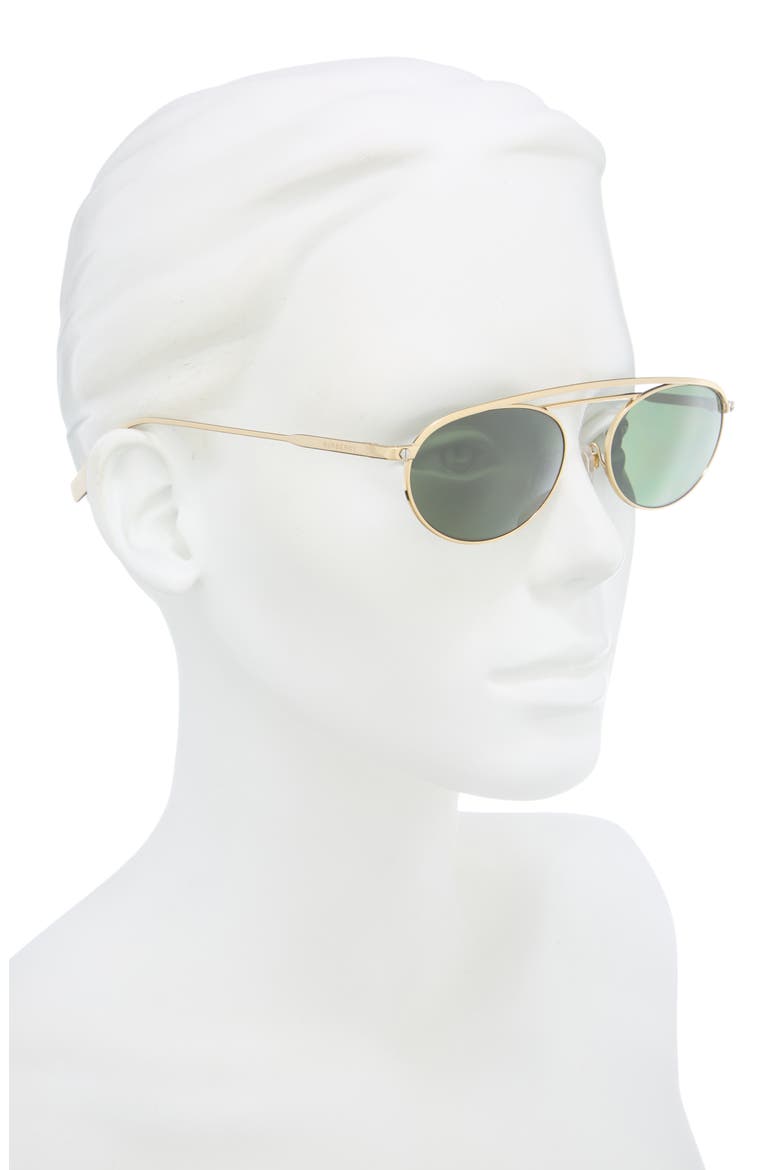 54mm Urban Exploration Oval Sunglasses, Alternate, color, GOLD
