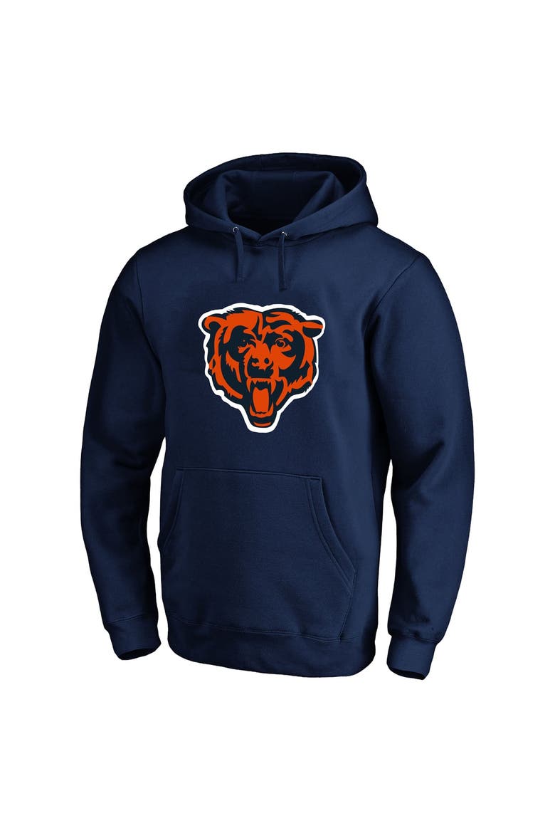 Men's Fanatics Caleb Williams Navy Chicago Bears Big & Tall Name & Number Fleece Hoodie, Alternate, color, Navy
