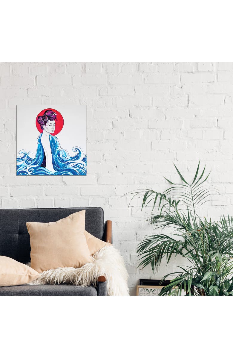 iCanvas Yume Art Print by Marc Allante, 12"x12", Alternate, color, Blue