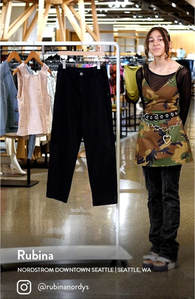 Cotton Blend Utility Pants, sales video thumbnail