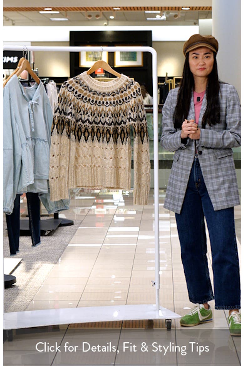 Suzette Fair Isle Sweater video